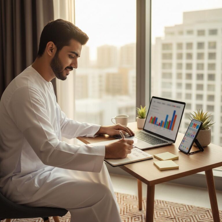 العمل عبر الانترنت في السعودية والخليج: دليل البدء وخطة 30 يوم 🔥